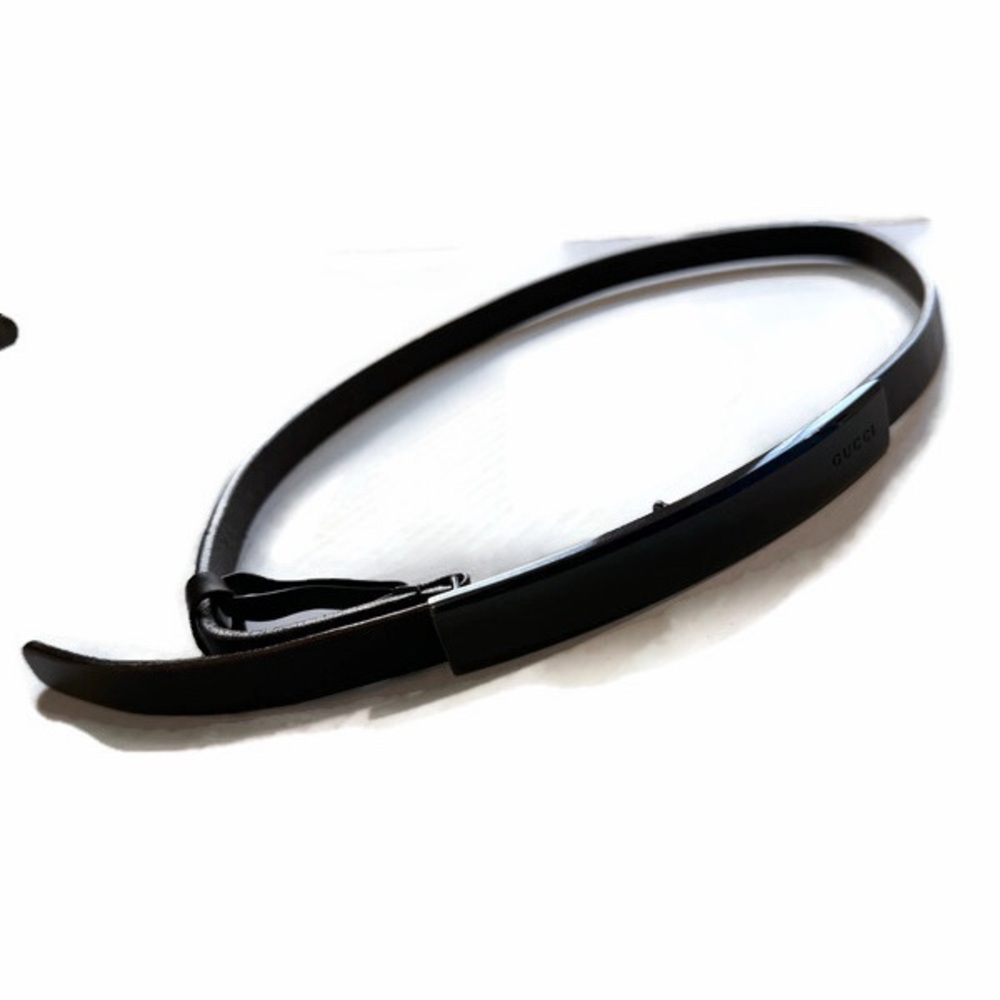 Gucci (Tom Ford era)Elegant Black Leather Belt